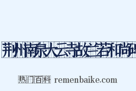荆州南泉大云寺故兰若和尚碑是什么意思的图片